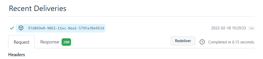 Deliveries Interface
